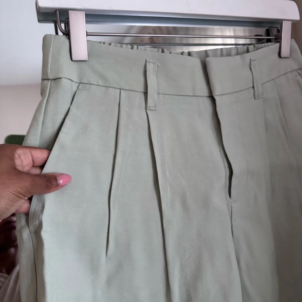 A New Day Sage Green Vest and Shorts Set - Picture 4 of 8